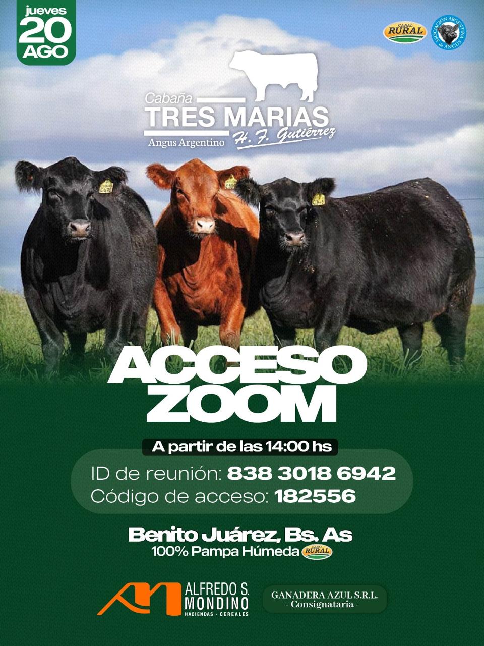 Remate Tres Marías Agosto 2026
